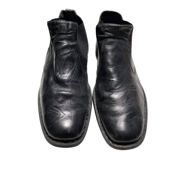 Josef Seibel Mens European Comfort Leather Black boats 46/12
